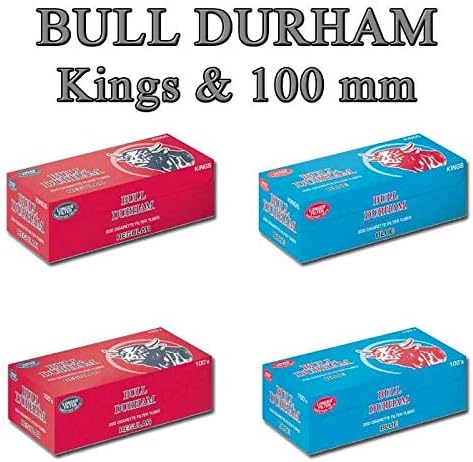 Miniatura 3 de Bull Durham Tubos de filtro de cigarrillos regular rojo tamaño King 200ct (paquete de 5)