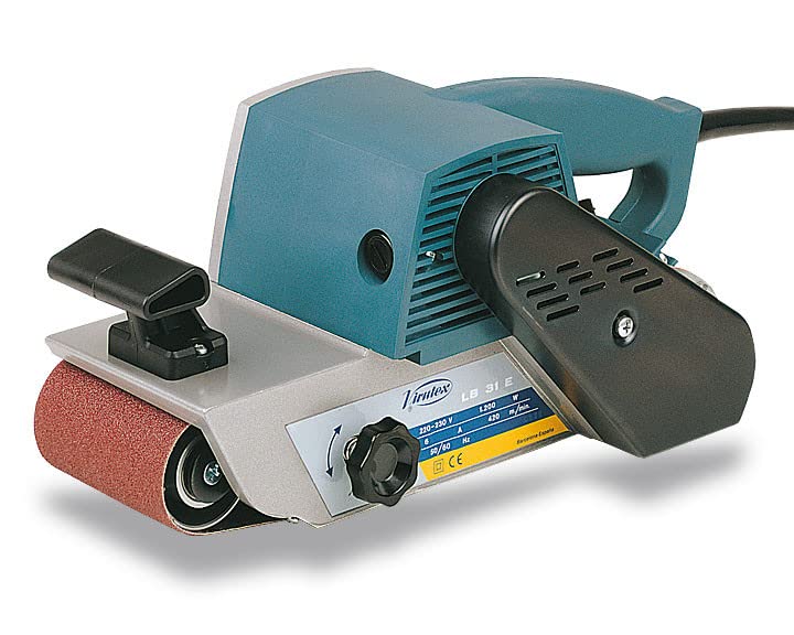 VIRUTEX 3100100 3100100-Lijadora LB31E 230V 1200W Superficie 175x100mm Banda 690x100mm 6,5 Kg, Azul, 0