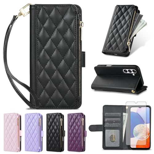 Étui Samsung Galaxy A34 5G Argyle anti-choc avec fentes pour cartes