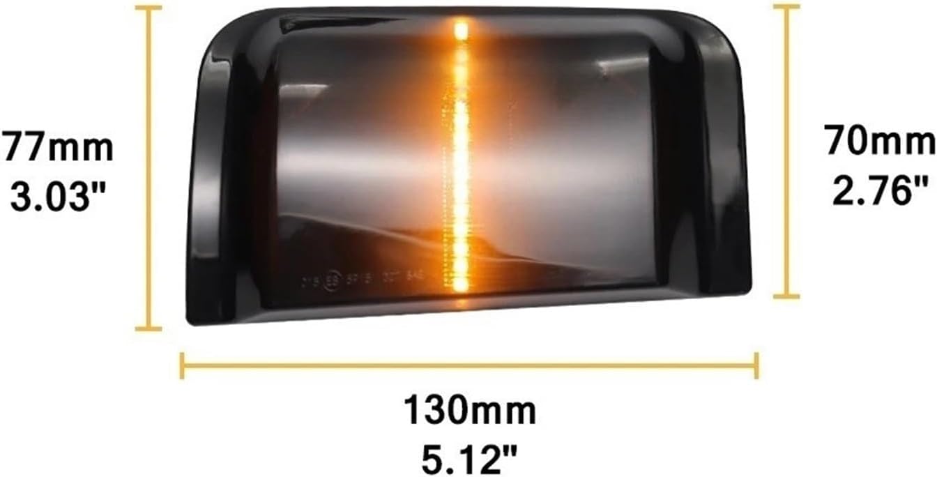 Compatible With Peugeot Boxer Fiat Ducato Citroen Jumper Rearview Mirror LED Flashing Turn Signal Lamp Car Tuning Indicator Light