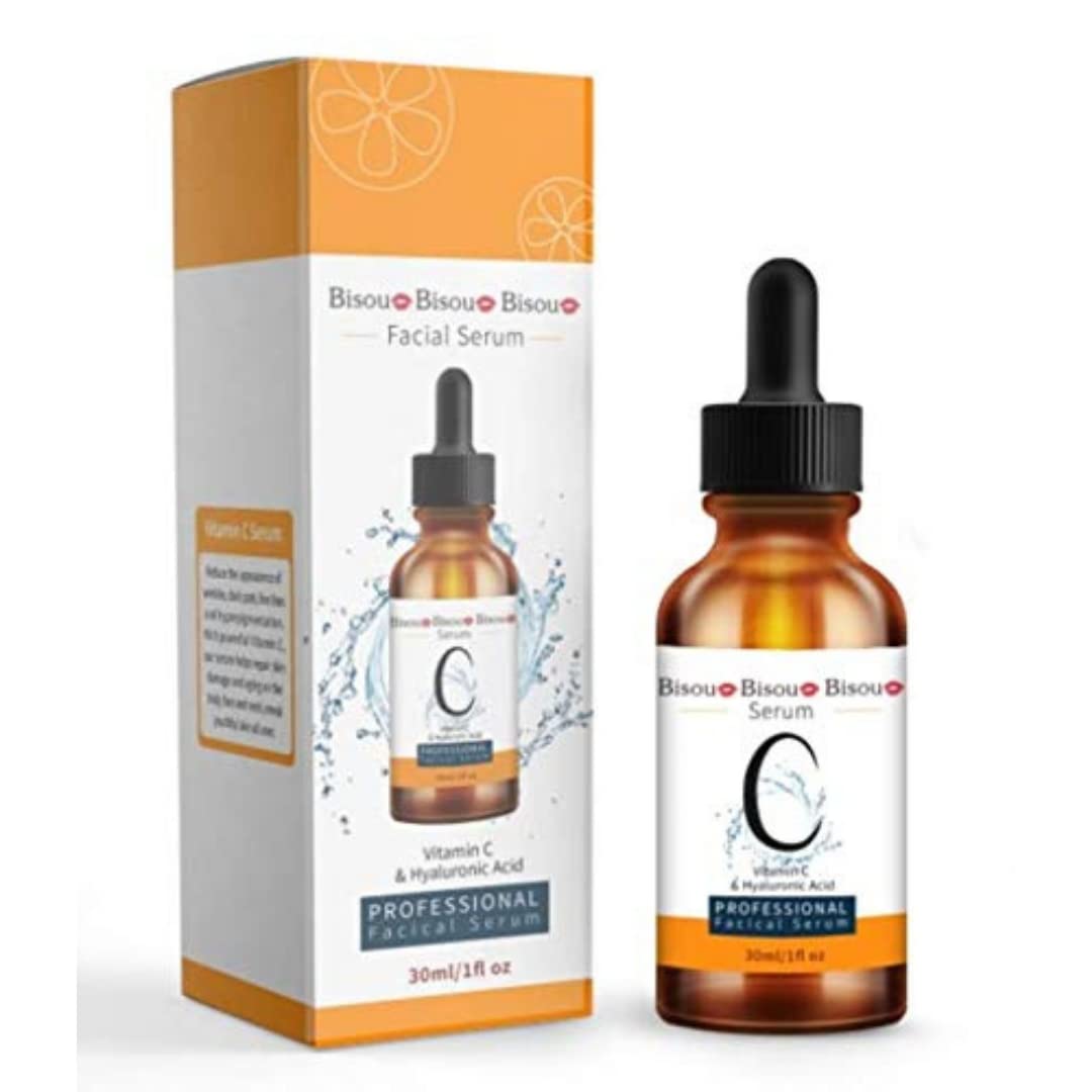 Vitamin C Serum Dark Spot Remover for Face - Anti Aging with Hyaluronic Acid, Brightening and Remove Fine Lines and Wrinkle, Facial Skin Care Products, Skin Moisturizer