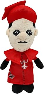 Cardinal Copia Plush Doll,Ghost Cardinal Copia Plushie Toy,Horror Frontman Pillows Collectables Gift for Boys Girls Fans (Color : Red, Size : 24cm)