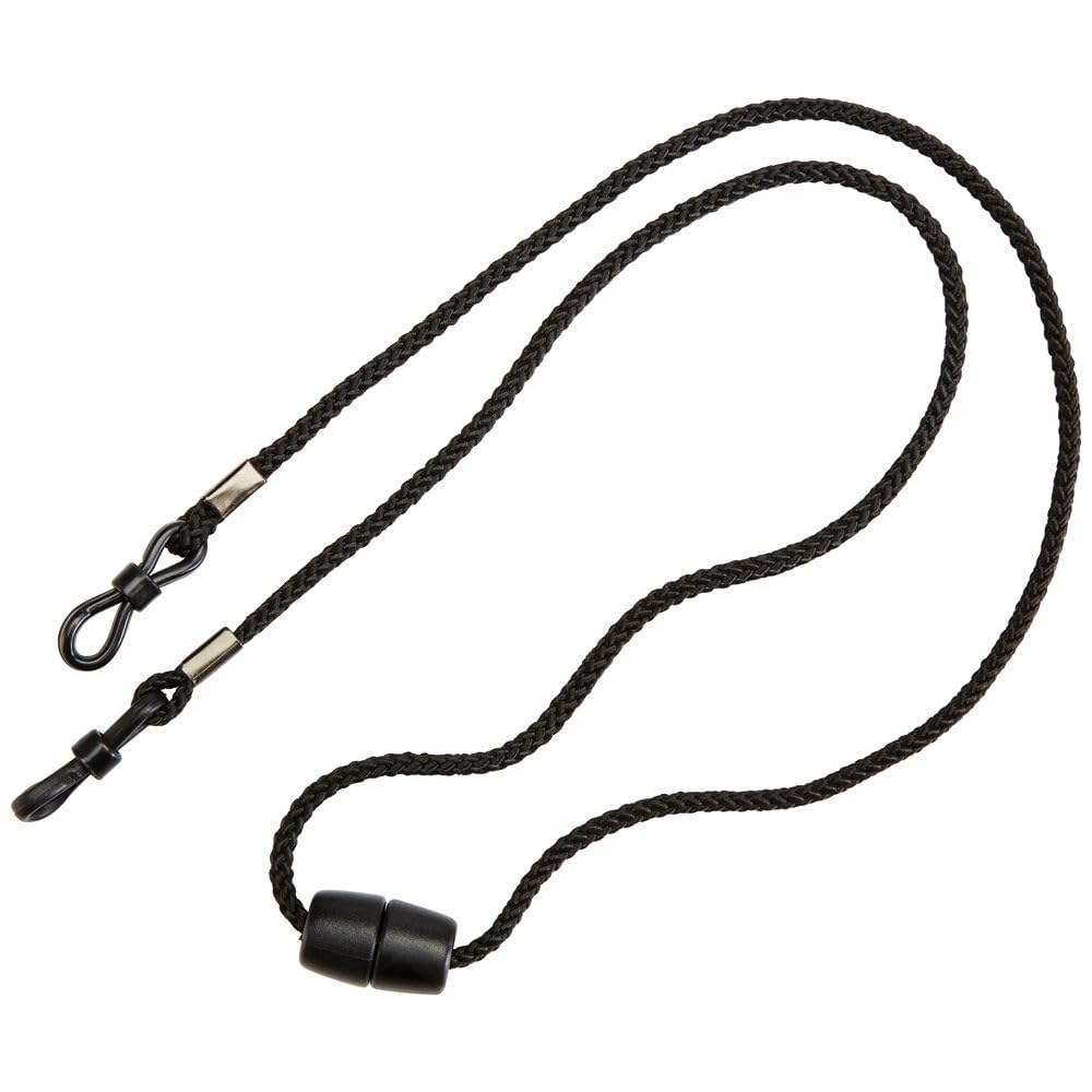 Klein Tools 60177 Eyewear Lanyard, Breakaway Safety Glasses Neck Cord, 27-Inch, Black, 2.25 Foot (Pack of 1)