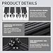 4pcs 1220mm T Slot 2020 Aluminum Extrusion European Standard Anodized Linear Rail for 3D Printer Parts and CNC DIY Black
