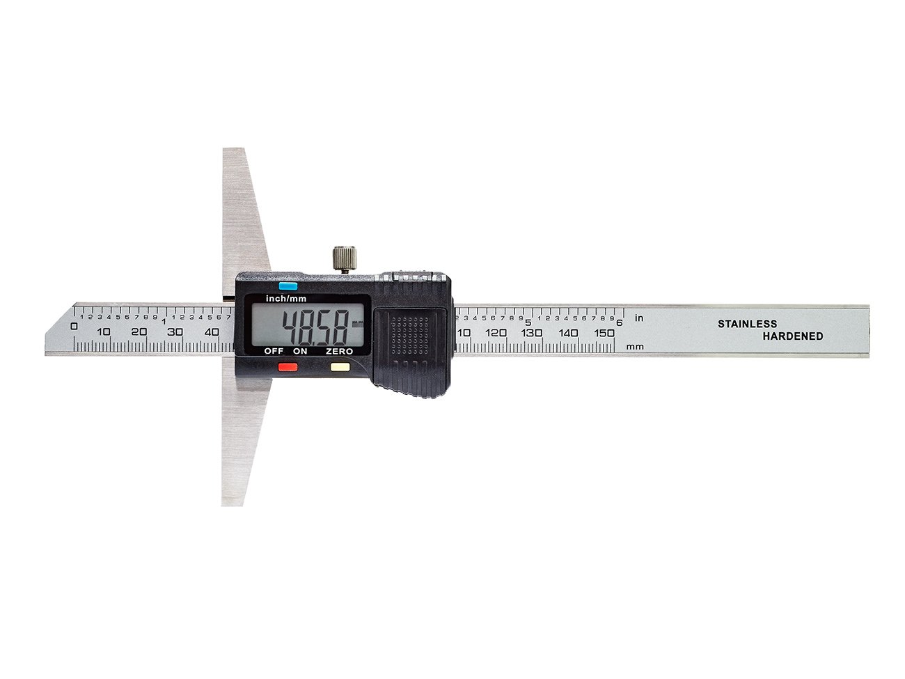 WABECO Tiefenmessschieber 150 mm digital Tiefenmesser Tiefenmaß Tiefenmessgerät Messschieber