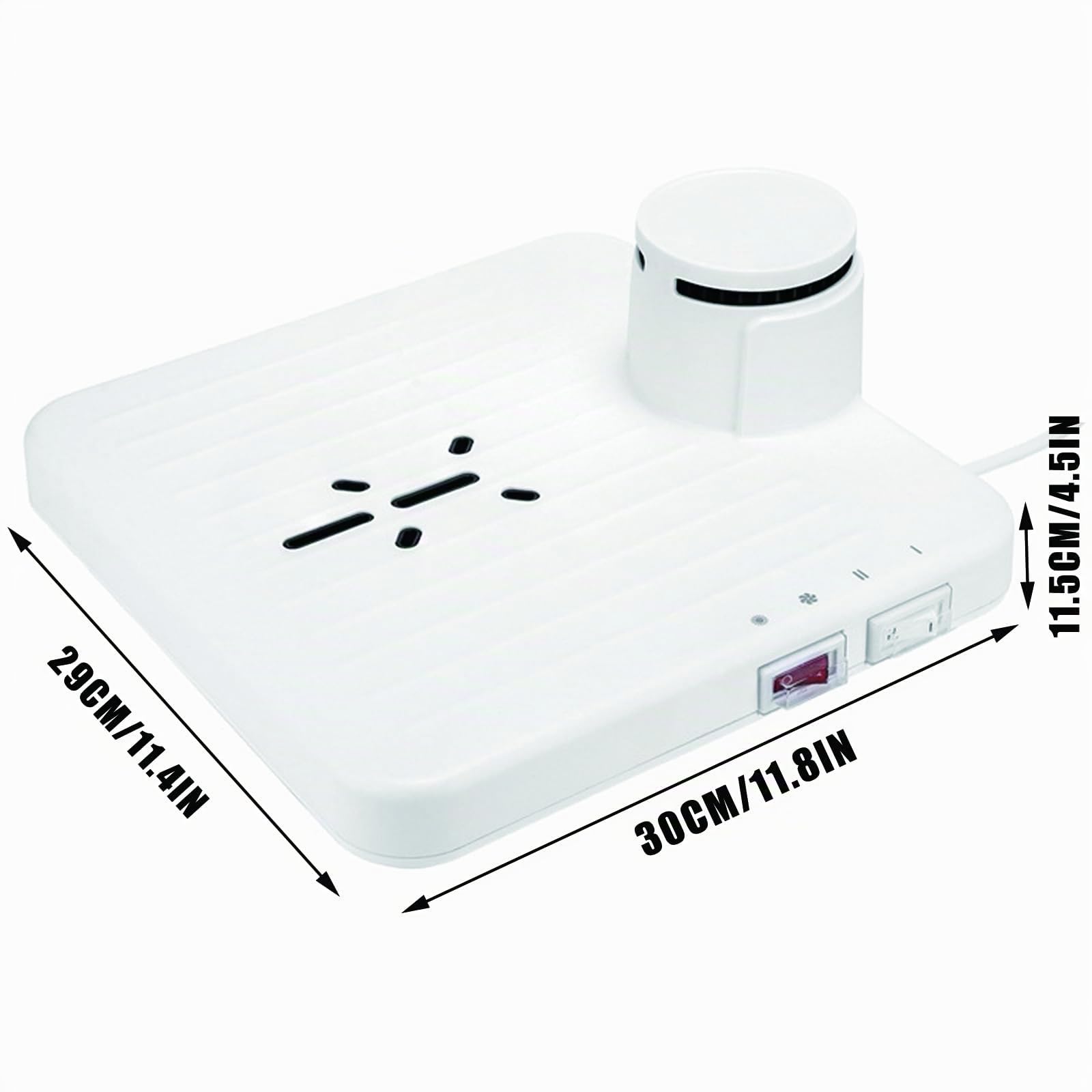 Secador Corporal Eléctrico para Baño, Secador de Cuerpo Completo con Sensor Automático, Salida de Aire Amplia, Secado Rápido en 3 Minutos, Calefacción 800–960W, para Hogar & Hotel