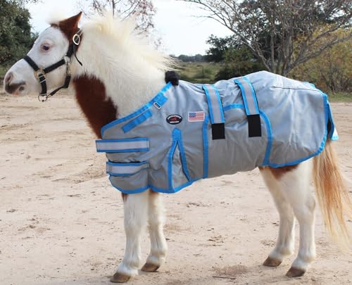 Image of 32-36(Small) 1680D Miniature Weanling Donkey Pony Horse Foal Winter Blanket 519TS03TR