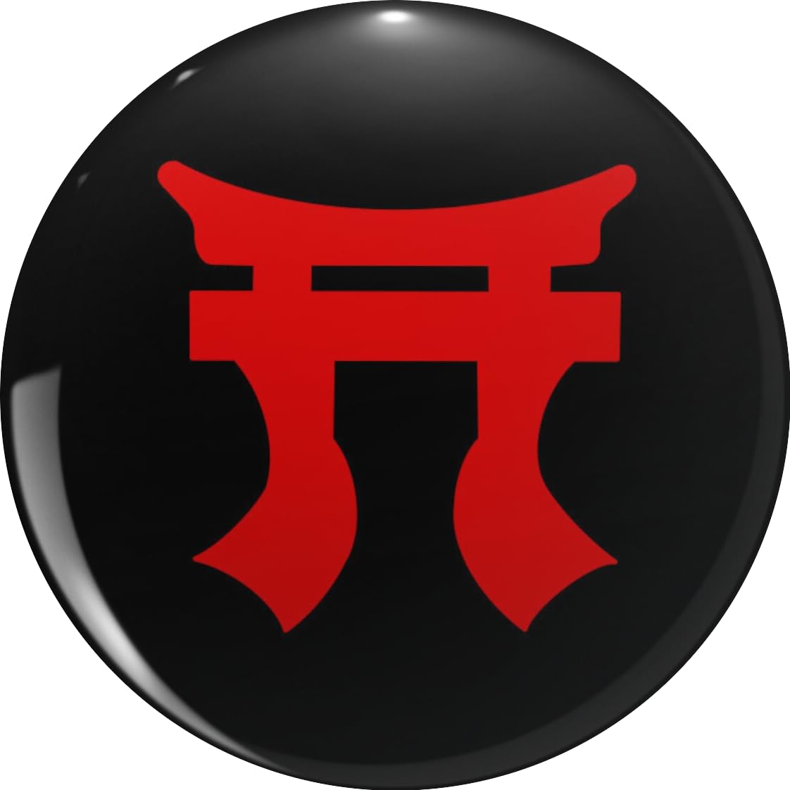 Japanese Torii Gate Shinto Shrine Symbol Military Rakkasan 101st Airborne Division Army Veteran Pin Lapel Pin Brooch Steel Pins Badge 0.75"