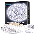 Govee White LED Strip Lights, Upgraded 16.4ft Dimmable LED Light Strip 6500K Bright Daylight White, Strong Adhesive, 300 LEDs Flexible Tape Lights for Mirror, Kitchen Cabinet, Bedroom, Halloween Decor