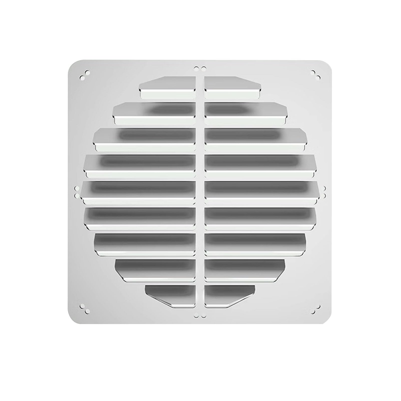 Pxamortel Carré Mini Split Ac Deflector Outdoor Vent Shield Adjustable Stainless Steel Ac Condenser Cover Outdoor Air Deflector, Multiple Sizes