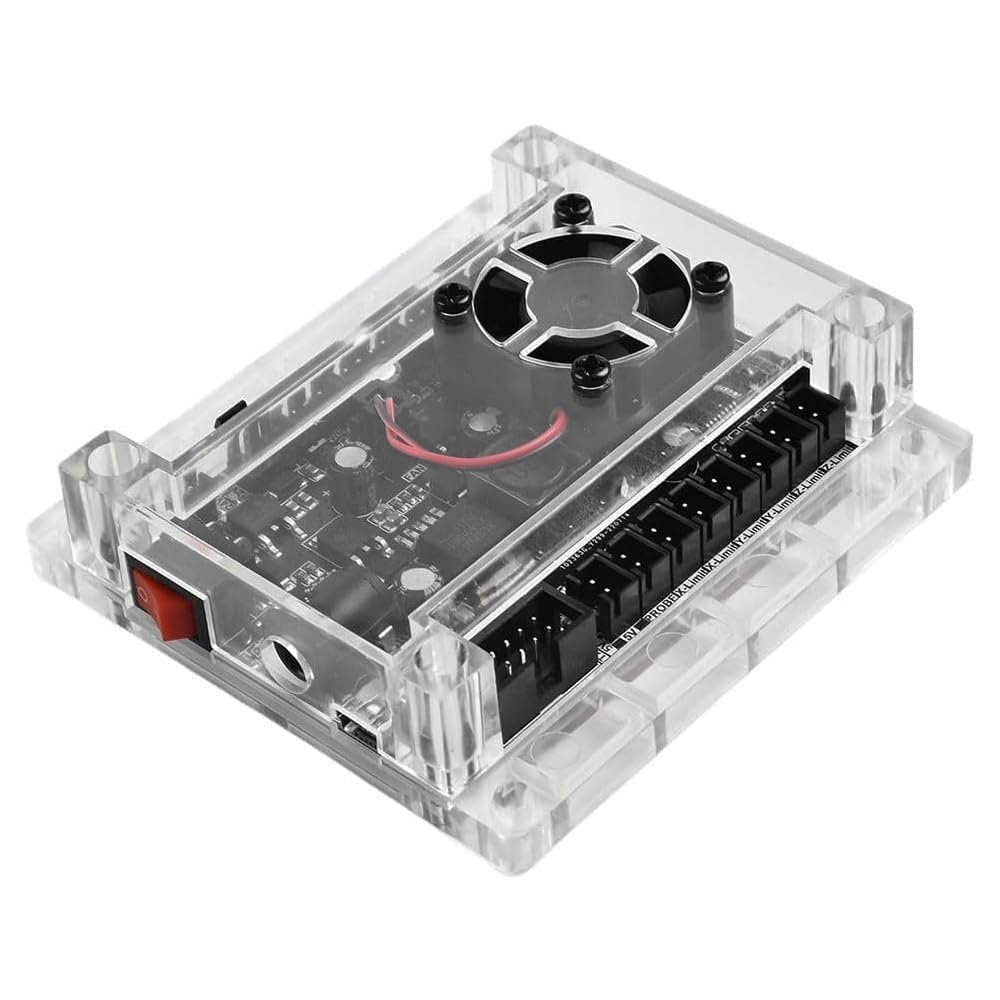Scheda di Controllo CNC GRBL con Ventola con Ventola di Raffreddamento per Macchina per Incisione e fresatura CNC a 3 Assi 1610 PRO / 3018/3018 PRO
