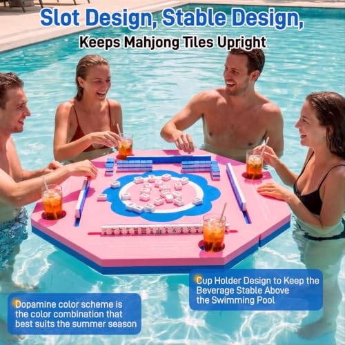 Mesa Flotante de Mahjong para Piscina 32 Pulgadas miniatura 4