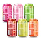 Poppi Prebiotic Soda, Sparkling Water & Fruit Juice, Fun Favorites, 12 Oz, 12 Pack