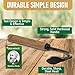 Grampa's Garden Hook - Weed Puller Tool & Gardening Hand Cultivator - Versatile Tool That Functions as a Cultivator, Hand Tiller, Weeder, & Edging Tool - Lightweight & Durable to Use