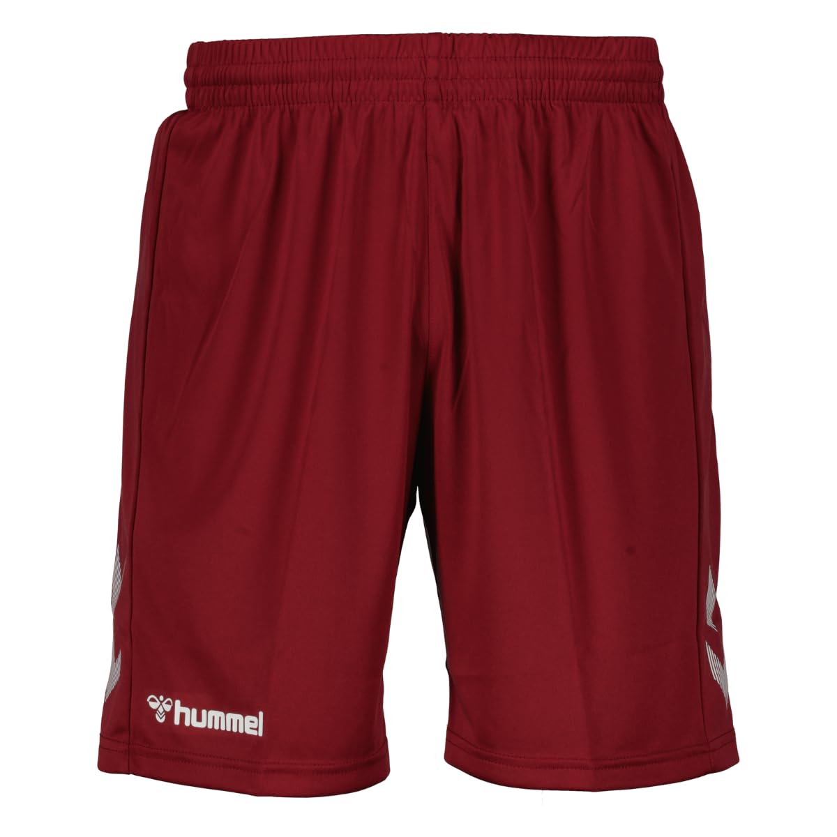 hummel Poly Adult Shorts, Maroon