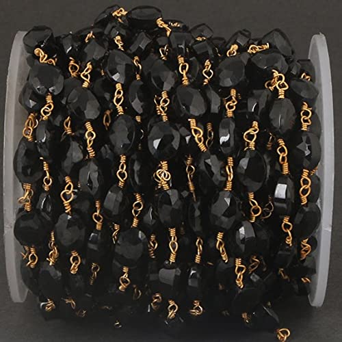 Chaîne onyx noir LKBEADS pour sublimer vos tenues de soirée élégantes