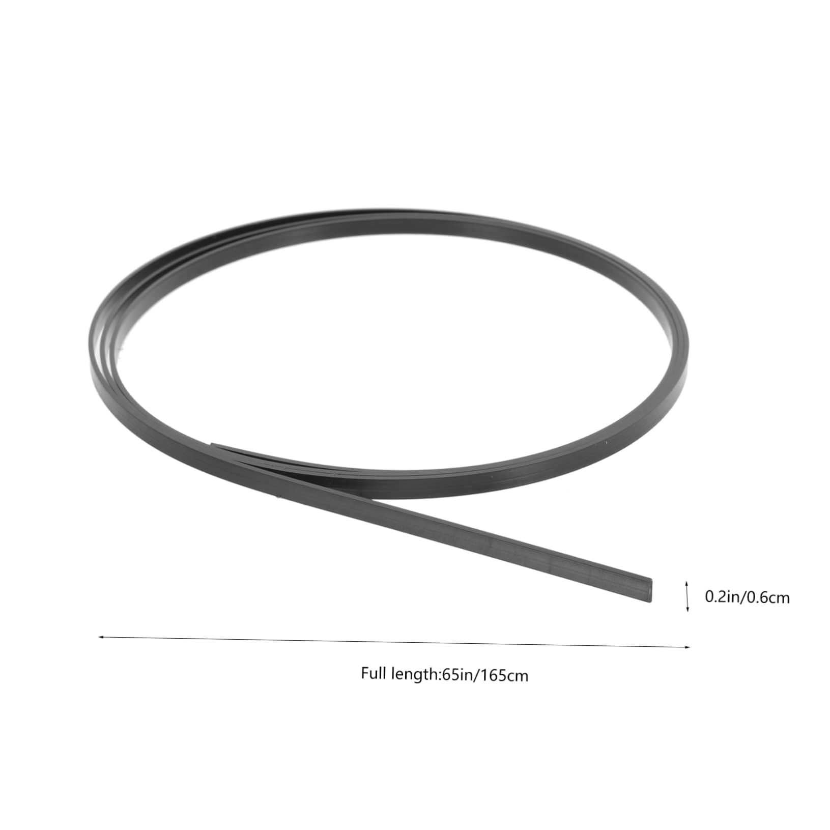 BESTonZON Guitar Binding Edging Trim 12pcs Decorative Strips for Acoustic Classical Ukulele Abs Material Easy to Apply