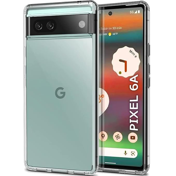 TheGiftKart UltraHybrid Crystal Clear Back Case Cover for Google Pixel