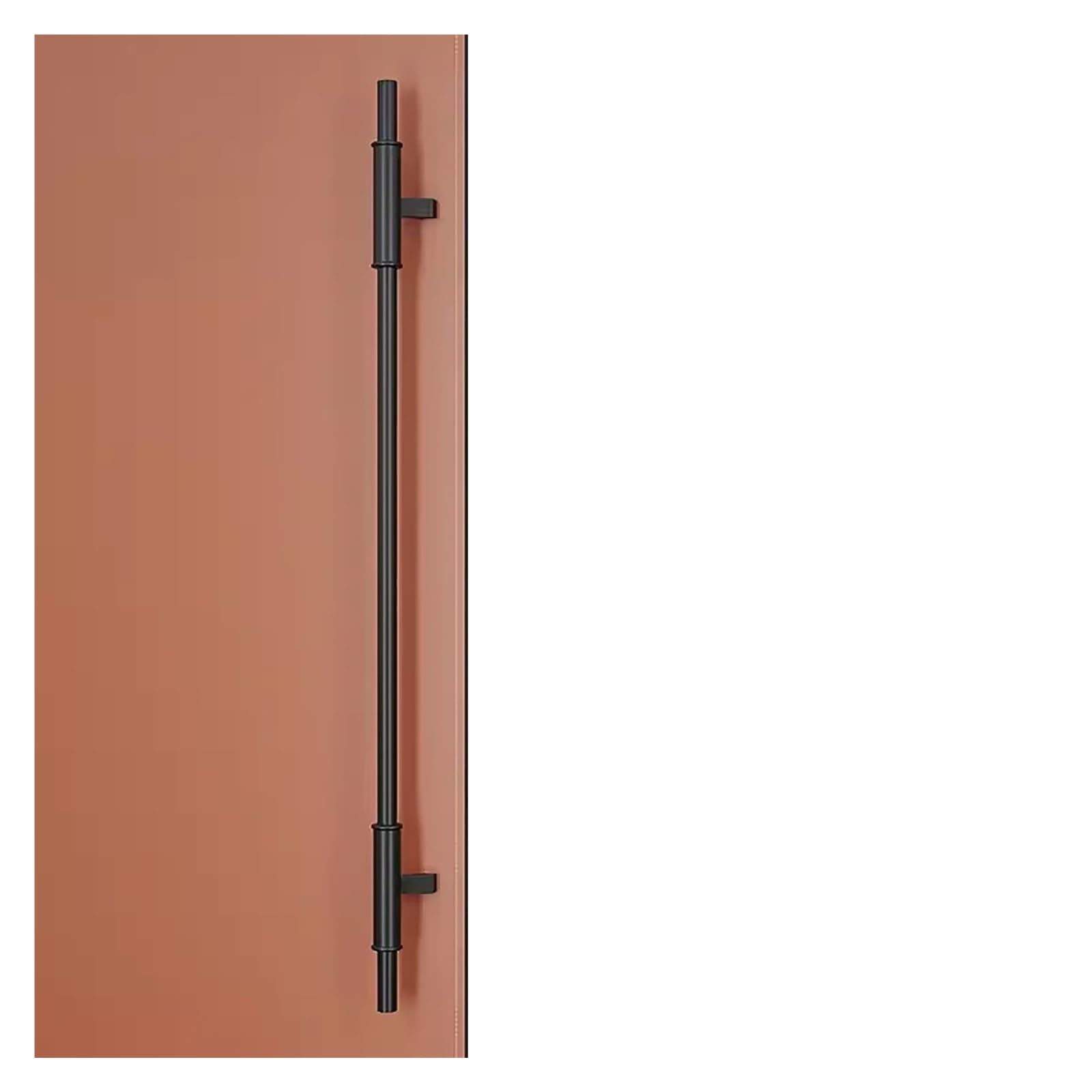 Wdsopk Black Heavy-Duty Commercial Grade Stainless Steel Push/Pull Door Handle - 39.4In Contemporary Two-Sided Front/Patio/Barn Door Pull Bar