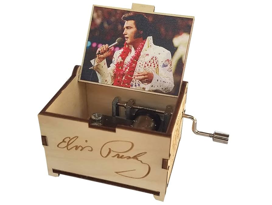 エルヴィス・プレスリー　オルゴール Amazon.com: TheLaser'sEdge, Elvis Presley Mini Music Box