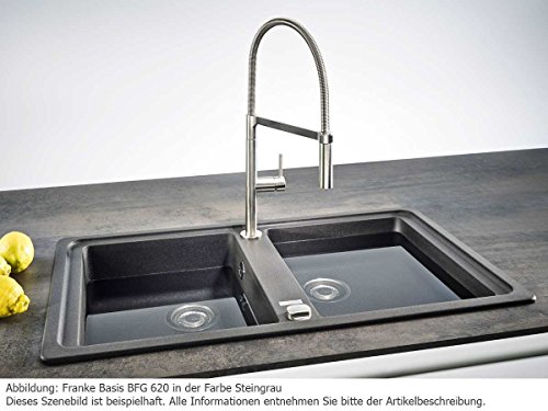 Franke Basis BFG 620 Umbra, in fragranite, lavello...