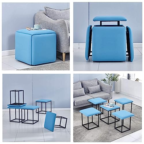 Canapé cube créatif ottomans modulables et pouf 5 en 1 design - 7