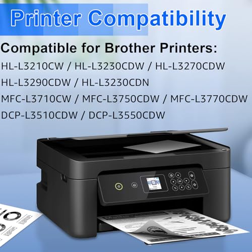 Image of TN227BK TN223BK TN-227 TN 223 High Yield Black Toner Cartridge 2-Pack