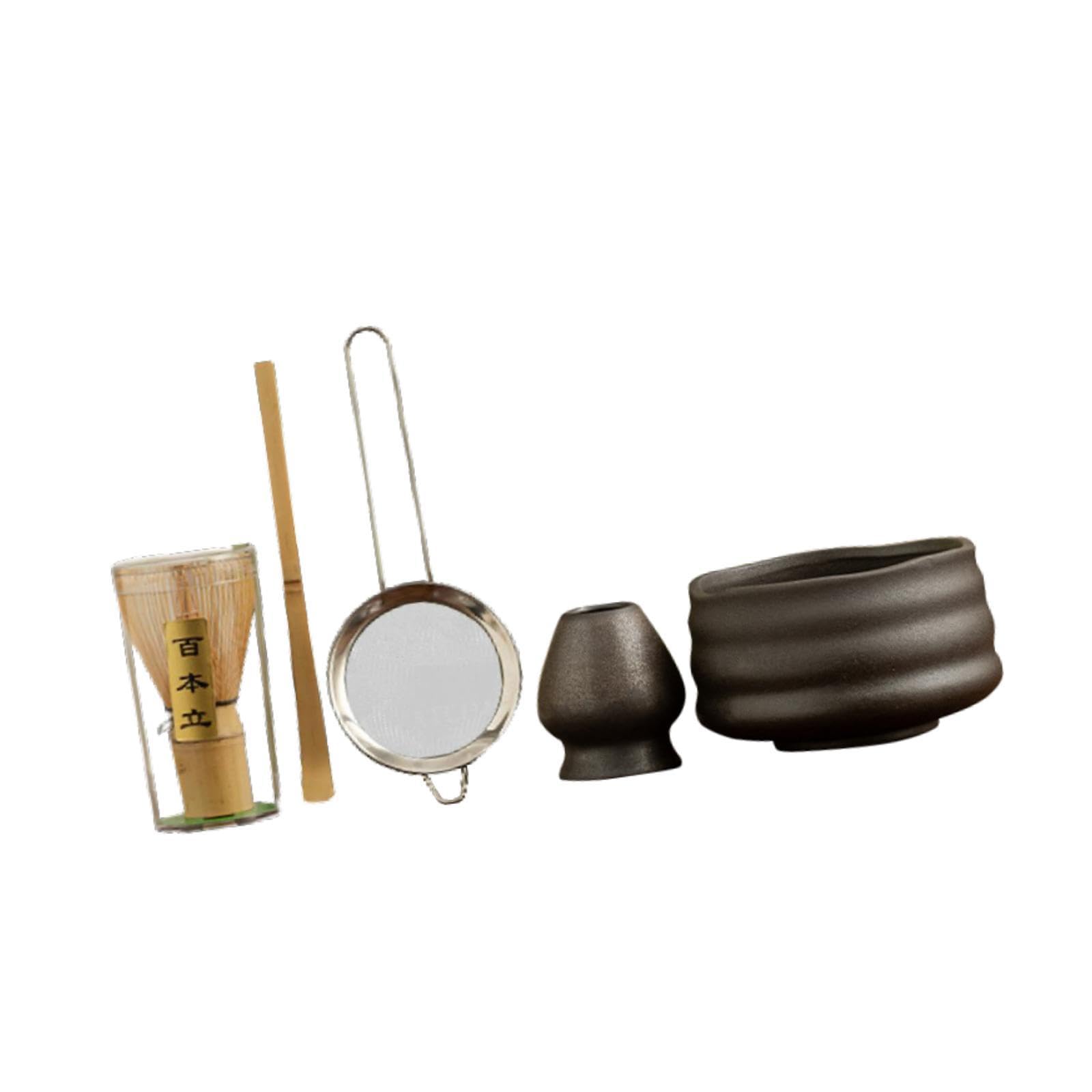 5X Japanese Matcha Set Matcha Tea Making Kit for Greeting Kitchen Restaurant Black|Home & Garden | Food & Beverages | Tea 1