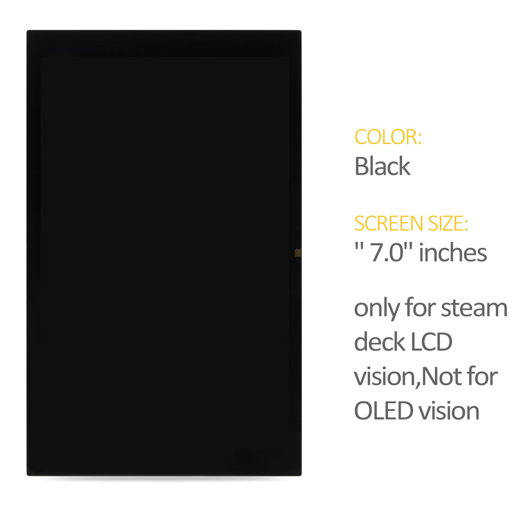 Olivechard Replacement Display For Steam Deck LCD Model (Matte