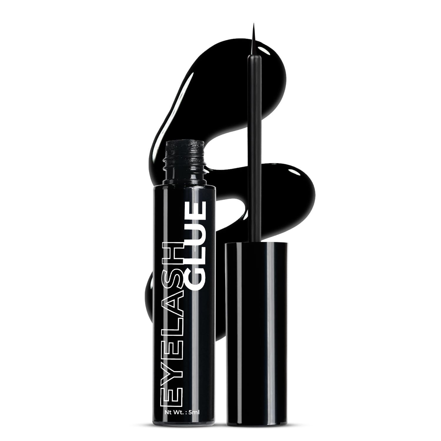 Fashion Colour Black Eyelash Glue 5ml – Strong Hold Lash Adhesive for Strip Lashes & False Eyelashes – Waterproof, Quick Dry, Long Lasting, Professional Eye Lash Glue for Salon & Home Makeup-image-27