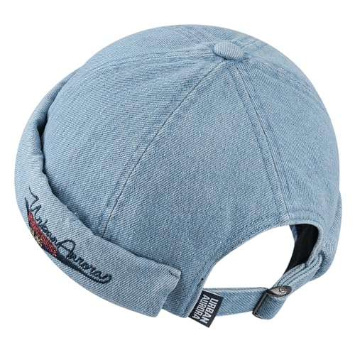 Image of CLAPE Watch Cap Work Beanie Corduroy Docker Leon Brimless Hat Rolled Cuff Harbour Hat