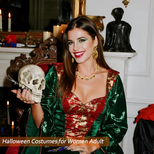 Chunky Y2K Jewelry Gold Necklace - Red Heart Charm, Colorful Vintage Collar Statement Halloween Costume En route Jewelry for Women, Christmas Gifts2