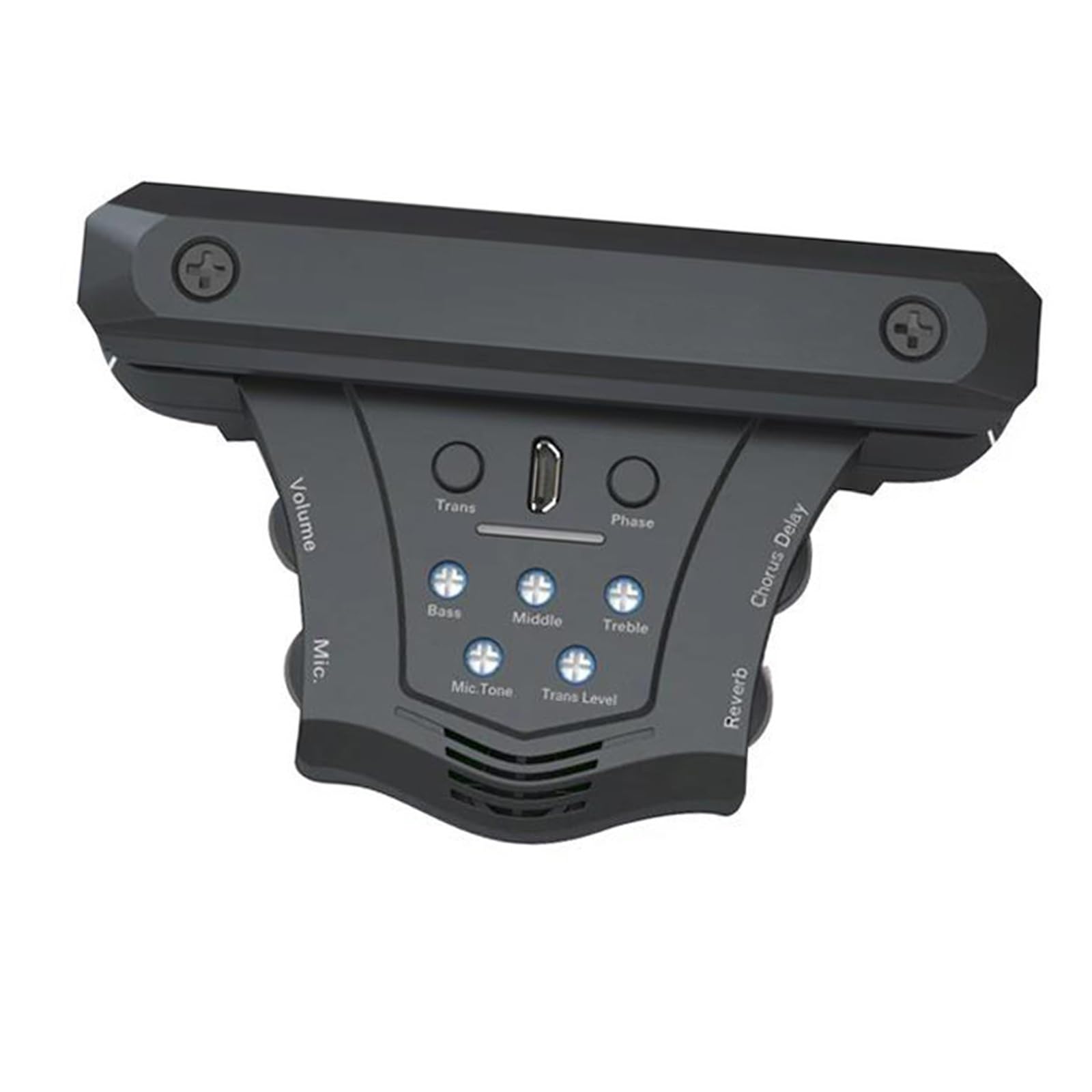 Guitar Pickup Acoustic Guitar Pickup Chorus Delay Reverb Effects Magnetic Resonance Pickups For 39-42 Inch Guitar