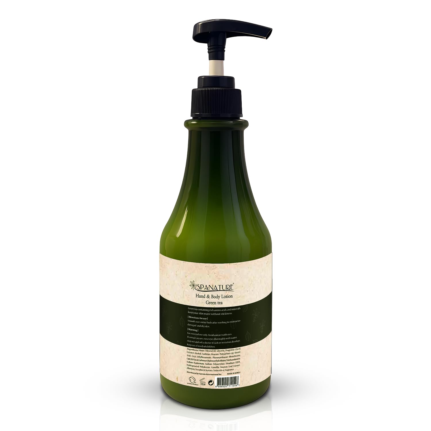 Amazon.com : Spanature Green Tea Body Lotion For Women - Natural