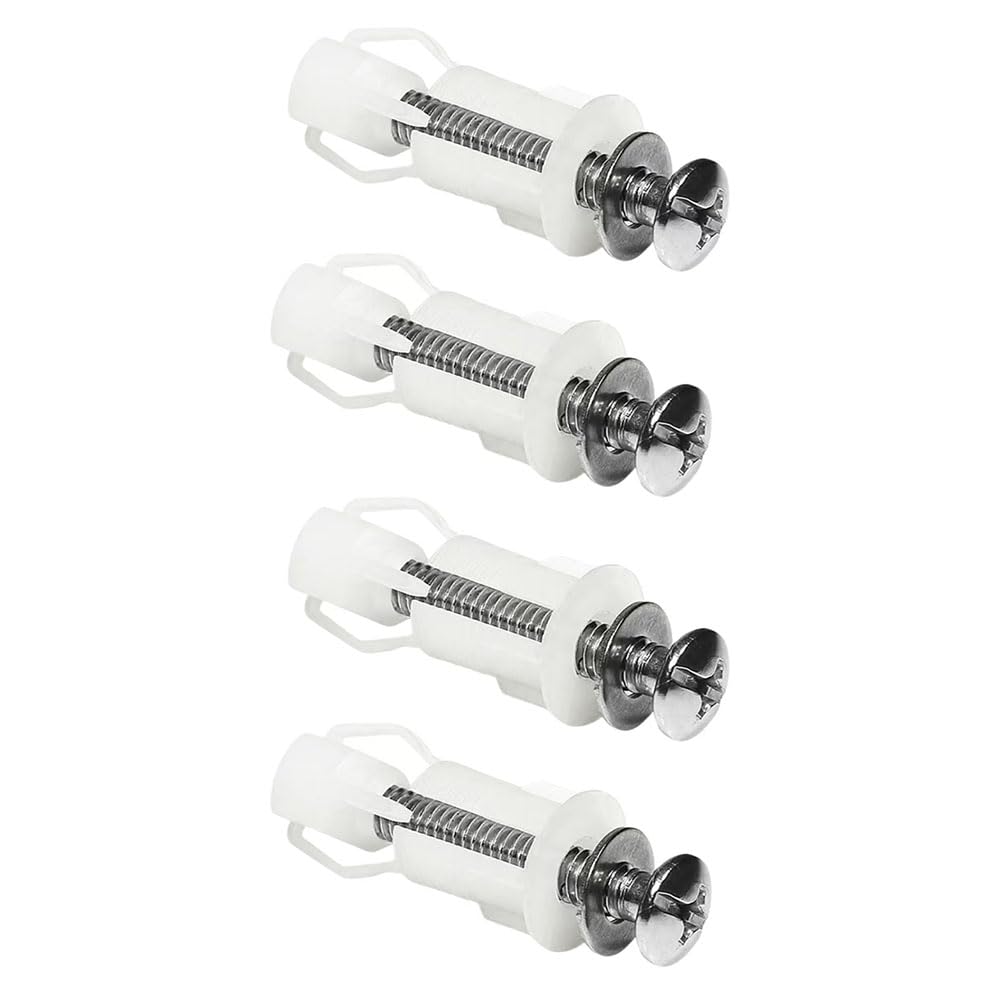 WC Sitz Befestigungen,4 PCS Toilettensitz Behoben Schrauben