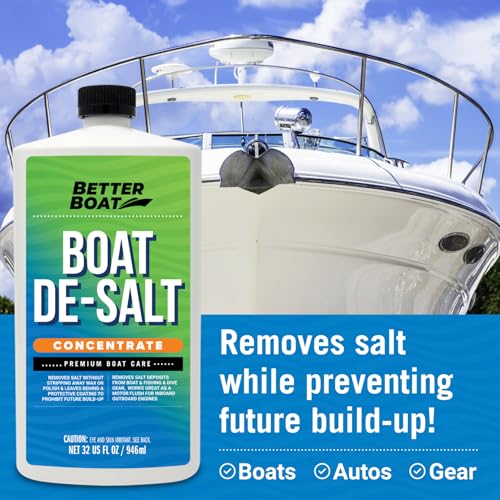 Image of Salt Remover for Boats Concentrate, Marine De-Salt Flusher for Outboard