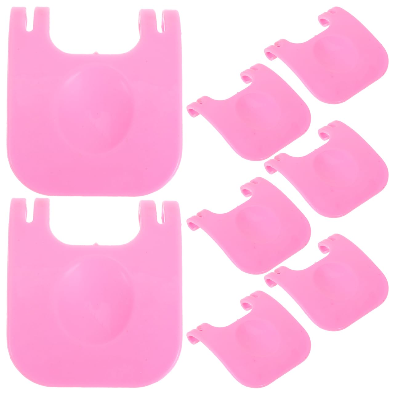 NESTINGHO Small Animal Cage Buckles 8Pcs Plastic Wire Clips for Rabbits Hamsters and Guinea Pigs Stable Connection Easy Installation for Pet Safety