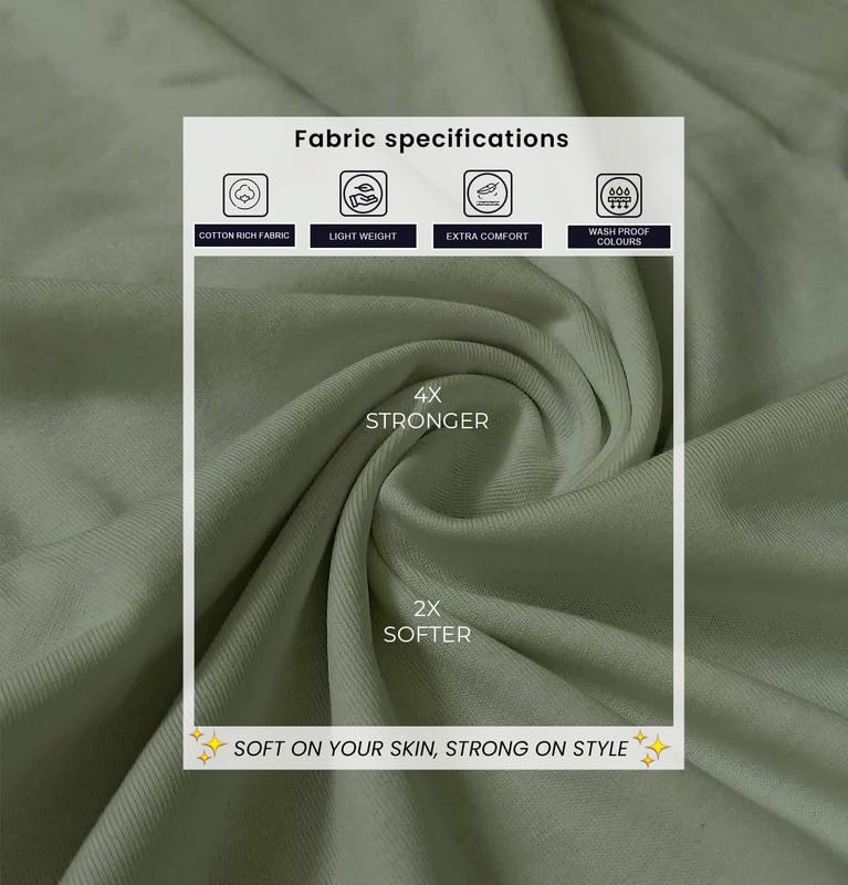 Image of Sleepynuts Men's Everyday Wear Crew Neck Regular Fit T-Shirt | Half Sleeve Solid Plain Casual T-Shirt for Men | Soft Breathable Fabric |