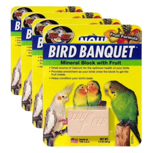 Image of Zoo Med Fruit Bird Banquet Block Small (Pack of 4)