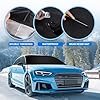 Eamefia Windshield Cover for Ice and Snow,New Upgraded Heavy Duty 600D Windshield Snow Cover,Extra Large Size (75"x45"),Windproof Winter Frost and Deicing Awning Suitable Fzor Cars, Trucks, SUVs #4