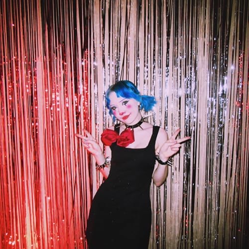 Manfnee Cool Punk Gothic Collar PU Leather Spike Studded Vintage Necklace for Men Women Black3