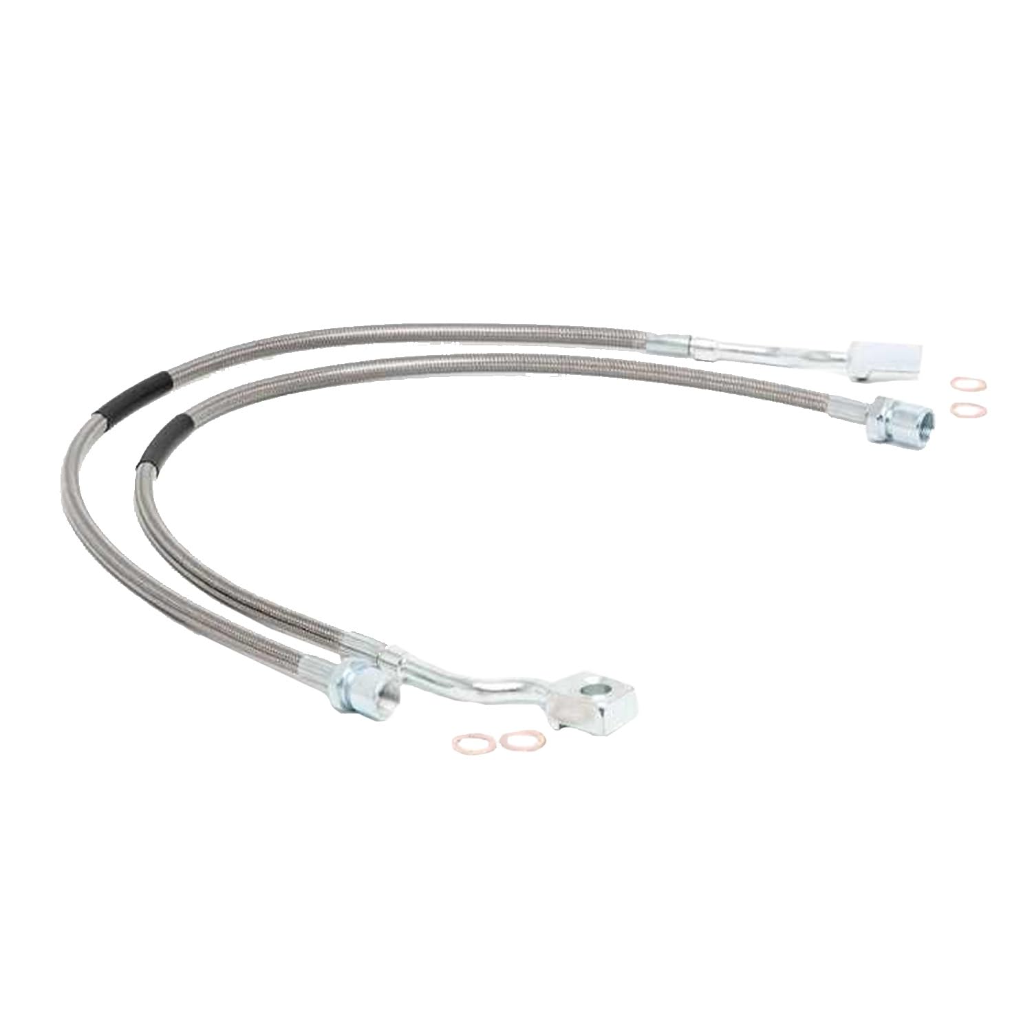 Lot de 2 conduites de frein 89370 ZDGL-89370 compatibles avec Silverado 1500 2500 3500 HD 2WD 4WD 2007-2019 Compatible avec GMC Sierra 1500 2500 3500 HD 2WD 4WD 2007-2019