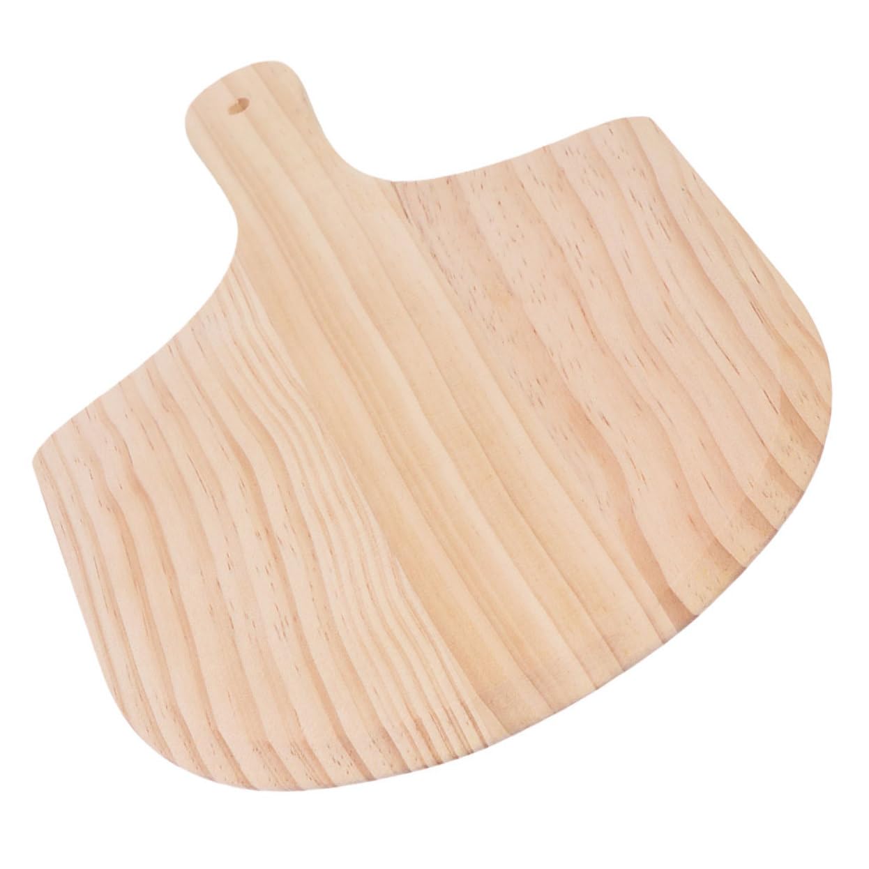 CIYODO Wood Pizza Peel with Handle Wooden Cutting Board for Pizza Bread and Cheese Serving Versatile Baking Board with Design for
