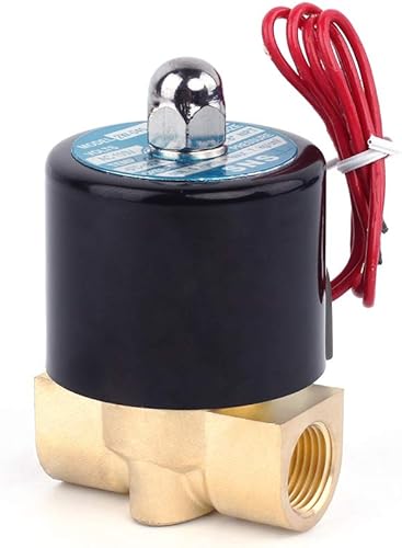 SNS 38 "válvula electromagnética eléctrica de latón de latón NPT DC12V agua normalmente cerrada, aire, diesel 2W040-N10DC12V