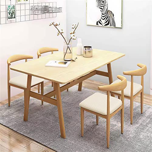 Lebaley Waterproof Seat Covers For Dining Room Chairs Covers Dining Chair Seat Covers Removable Washable Anti-Dust Kitchen Chair Covers Slipcovers (Beige, 4 Pcs) #TOP1