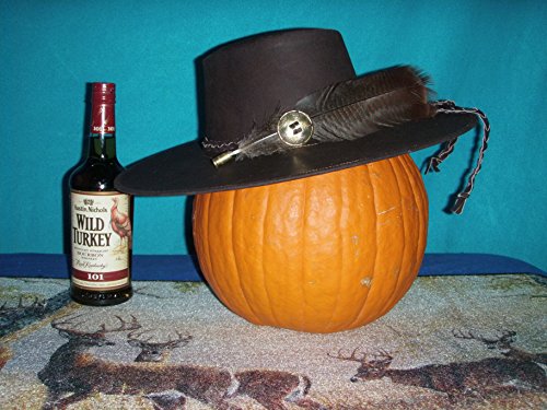 Sharpshooter Mountain Man Jeremiah Johnson Wanderlust Brown Leather Cowboy Hat #TOP1