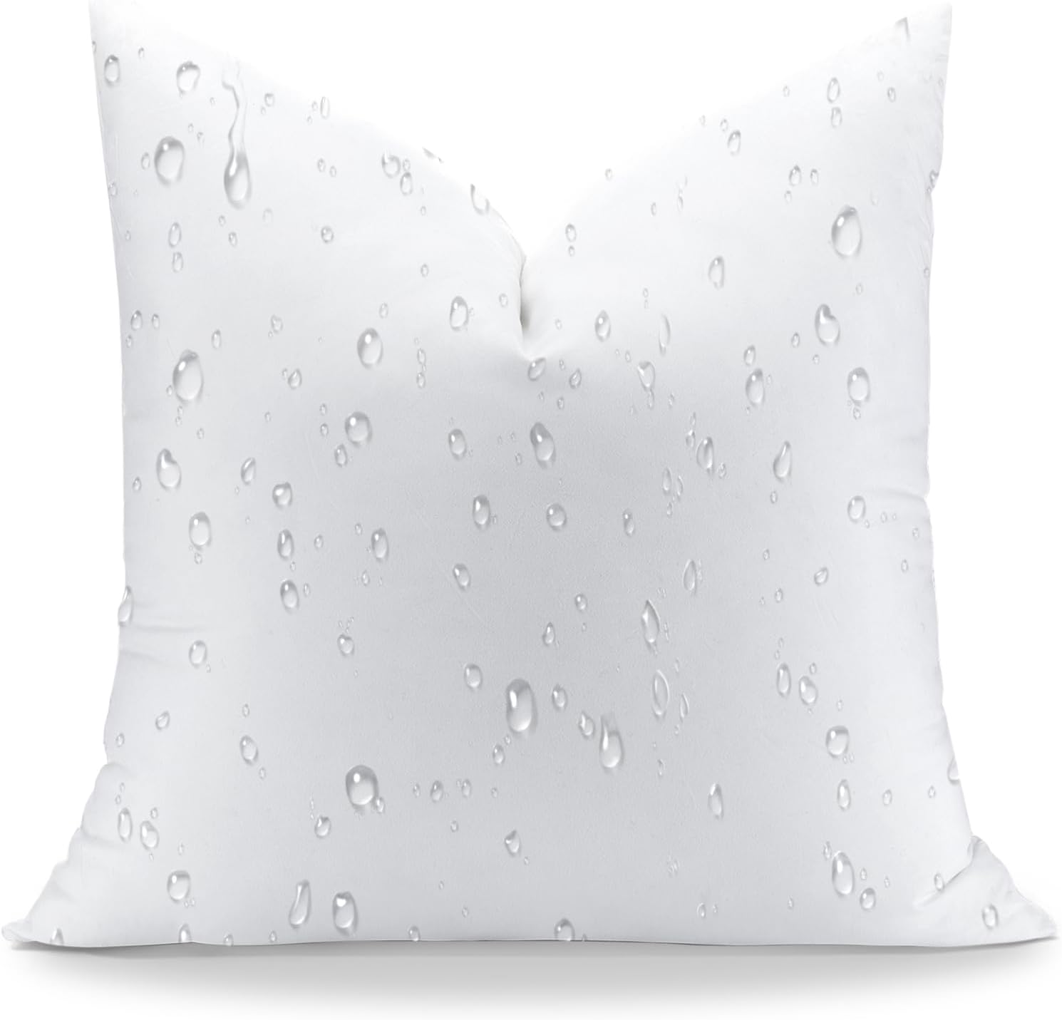 Artscope 18x18 Outdoor Pillow Inserts, Synthetic Down Waterproof Throw Pillow Inserts, Soft Decorative Outdoor Pillows for Couch Sofa Bed Patio Furniture