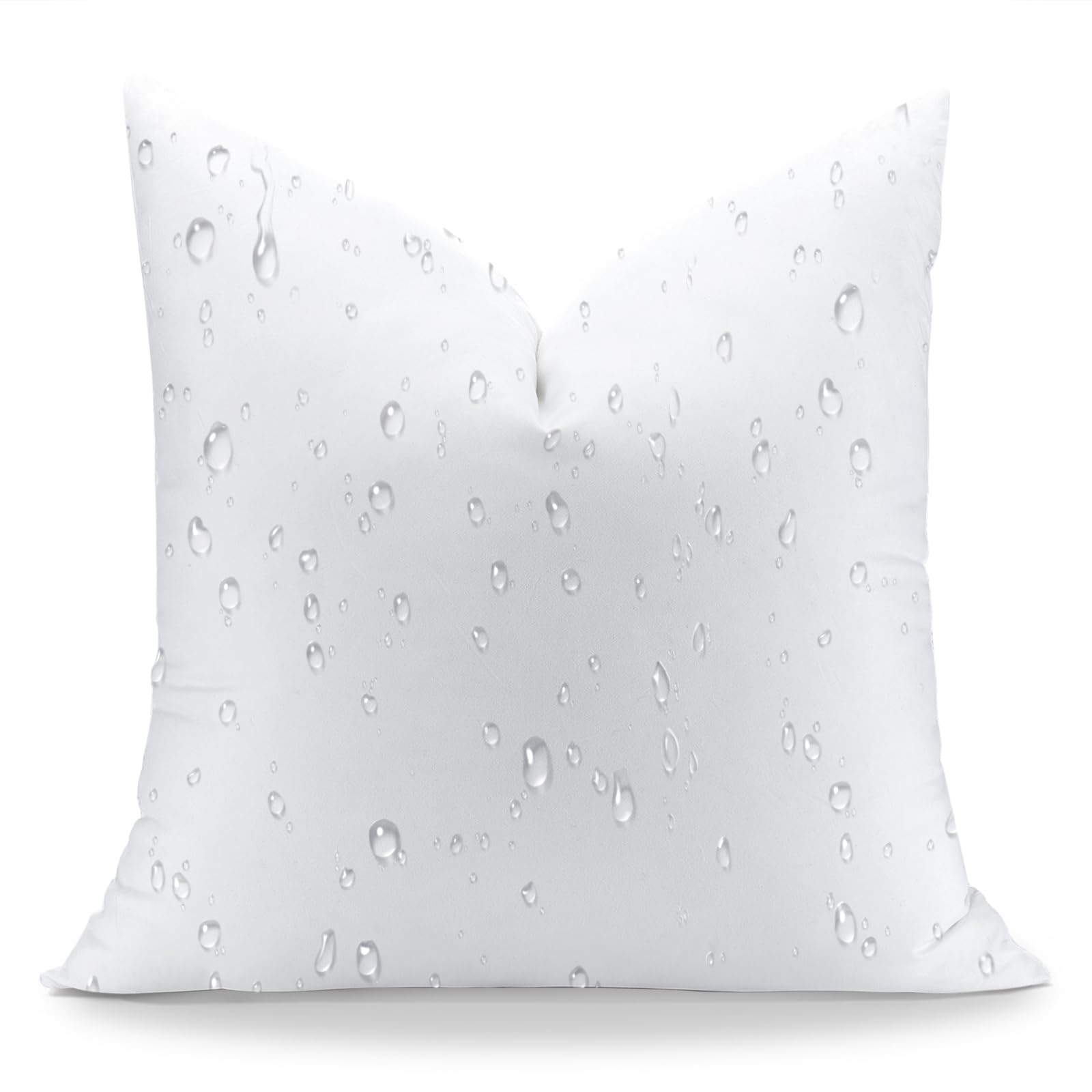 Artscope 26x26 Outdoor Pillow Inserts, Synthetic Down Waterproof Throw Pillow Inserts, Soft Decorative Outdoor Pillows for Couch Sofa Bed Patio