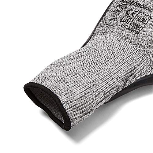 Amazon Basics 13 Gauge Hppe Shell, Eco-Latex Palm Coated 2 Pair Size 10,Xl, 2-Pair #TOP2