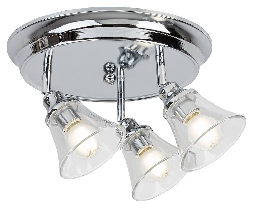 Rabalux 3210 Wandleuchte Badezimmerleuchte ANTOINE Metall Chrom E14 3x MAX 40W IP44 H:18cm L:40cm dimmbar